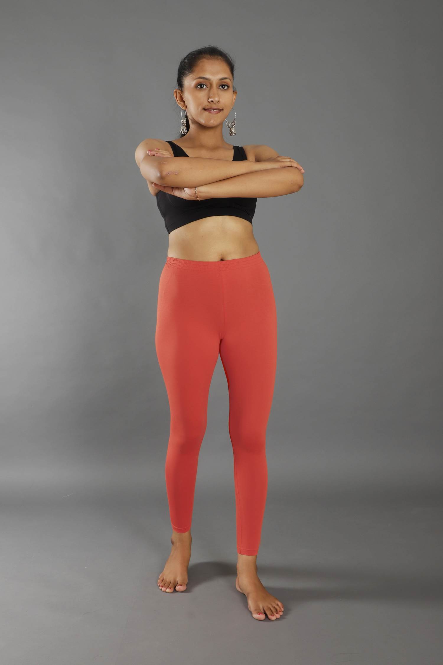 Girlfriend Collective Burnt Orange seamless high waist leggings XL NWT |  eBay