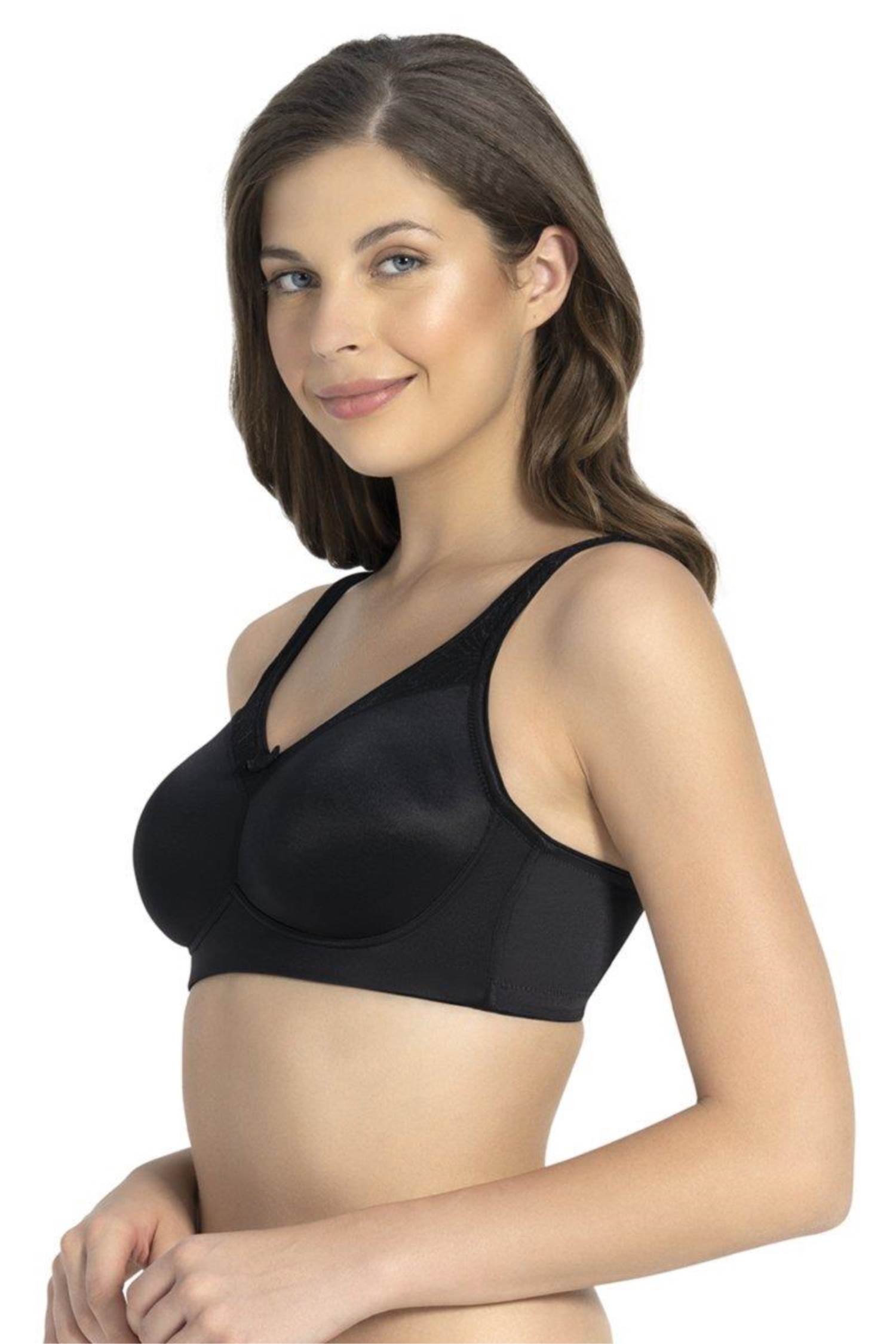 Amante White Wirefree Non Padded Bra