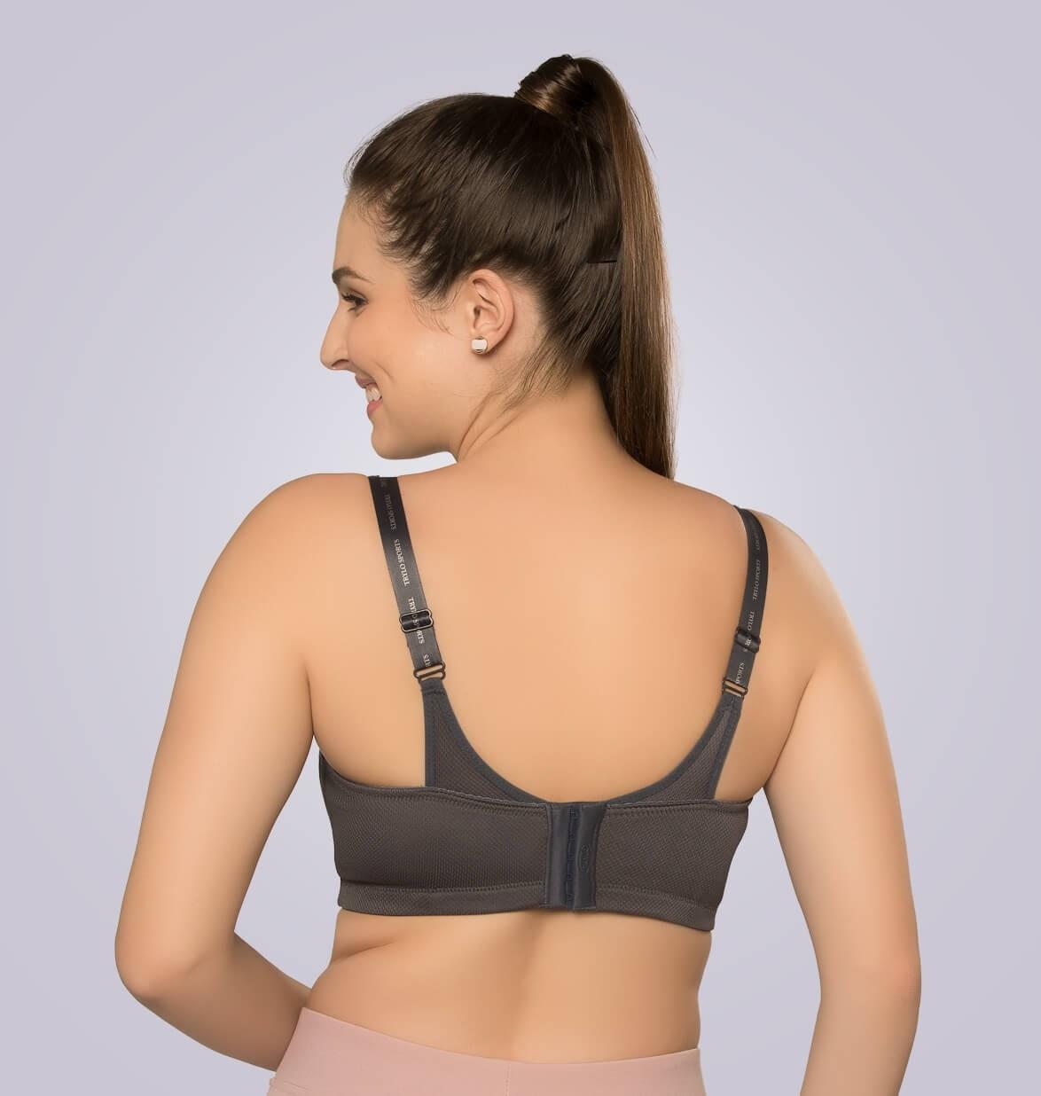 TRYLO NON PADDED NON WIRED SPORTS IMPACT ADJUSTMENT BRA SPORTS